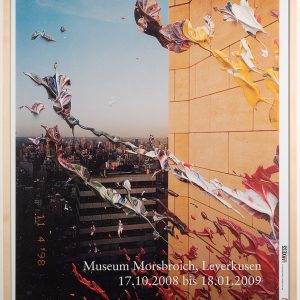Gerhard Richter, signiertes Ausstellungsplakat, Übermalte Fotografien, Museum Morsbroich, Leverkusen, 2008