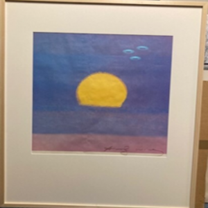 Andy Warhol o.T. (Sunset) handsigierter Siebdruck (selten)