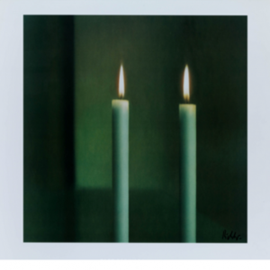Gerhard Richter  Zwei Kerzen, handsigniert