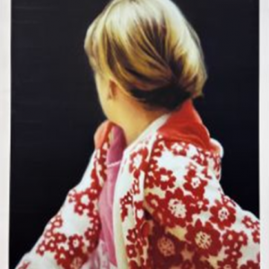 Gerhard Richter "Betty" farbiger Kunstdruck, handsigniertes