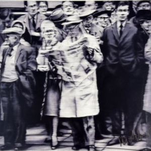 Gerhard Richter, Personengruppe handsignierter Kuunstdruck