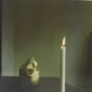 Gerhard Richter Kerze mit Totenschädel, handsigniert