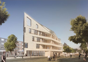 Variante: Architekt Peter Girzalsky, Neubau mit ca. 1.400 m² Wohnfläche.